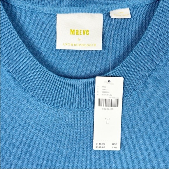 New! Anthropologie Maeve Muscle Column Midi Dress NWT - Picture 3 of 5